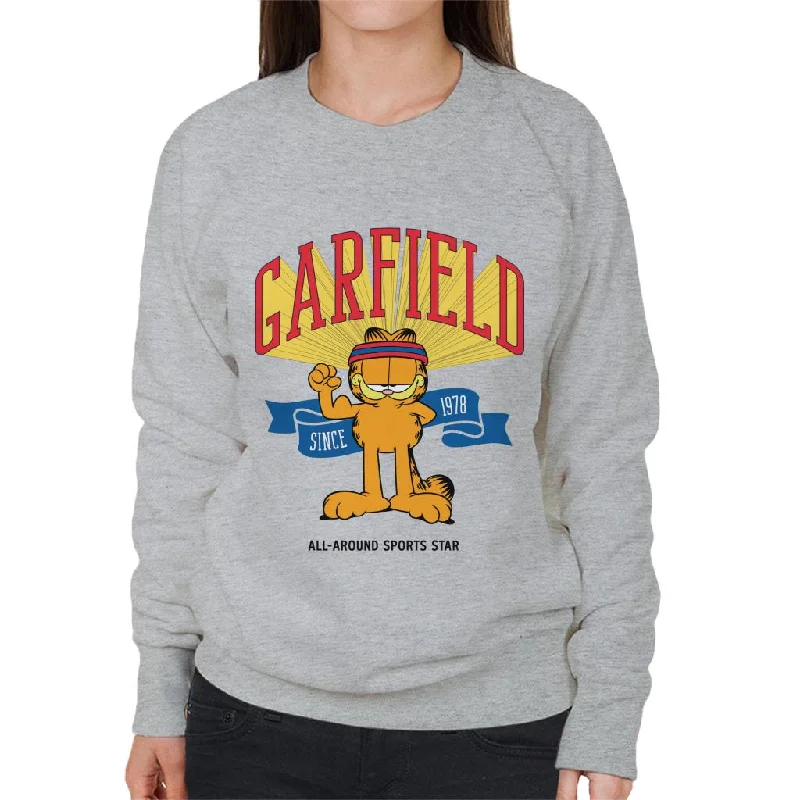 Garfield All Around Sports Star Women's Sweatshirt