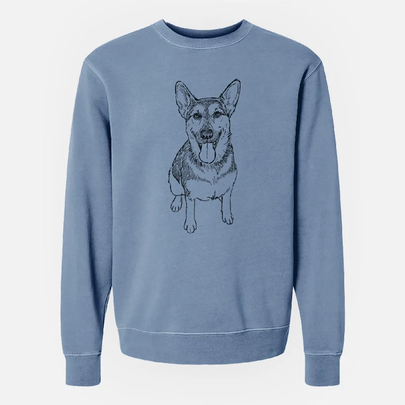 Price Rollback breathable workout hoodieDoodled Syrinx the German Shepherd - Unisex Pigment Dyed Crew Sweatshirt Price Rollback breathable workout hoodieDoodled Syrinx the German Shepherd - Unisex Pigment Dyed Crew Sweatshirt