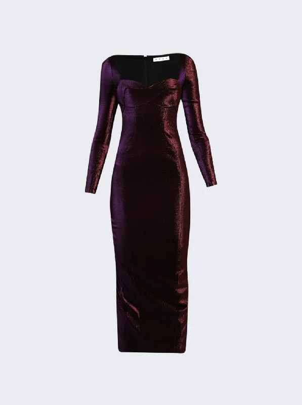 New Arrival relaxed fit dressRope Cup Long Sleeve Midi Dress