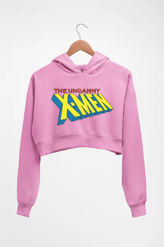Can't Miss sporty hooded sweatshirtX-Men Crop HOODIE FOR WOMEN