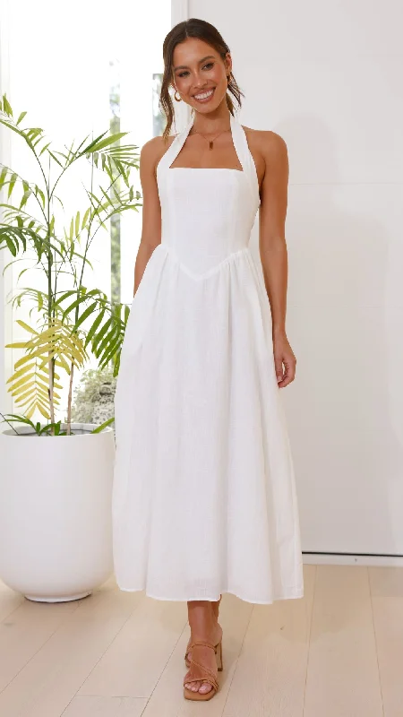 Don't Miss Caden Maxi Dress - White