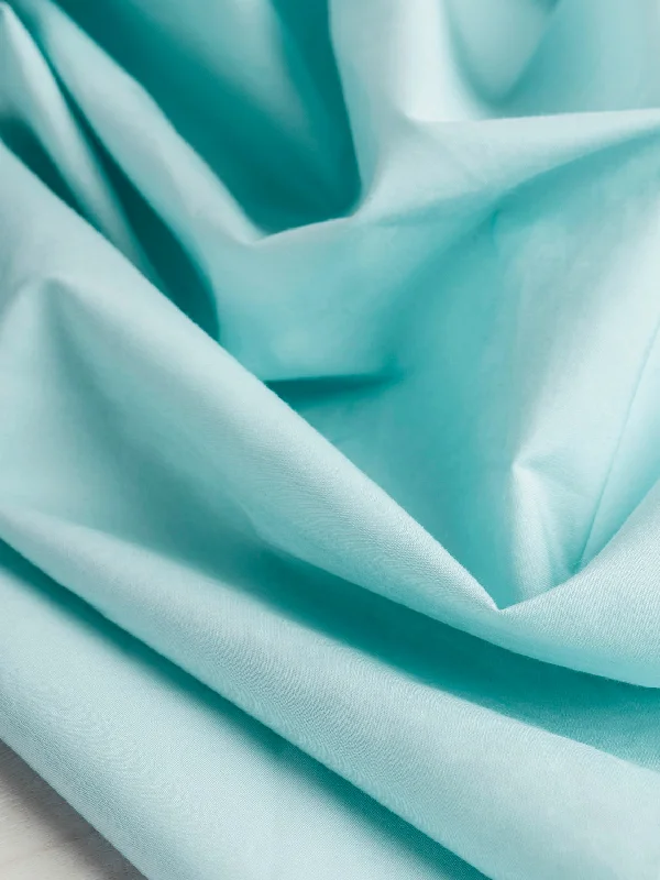 Signature Crisp Cotton Poplin - Aqua