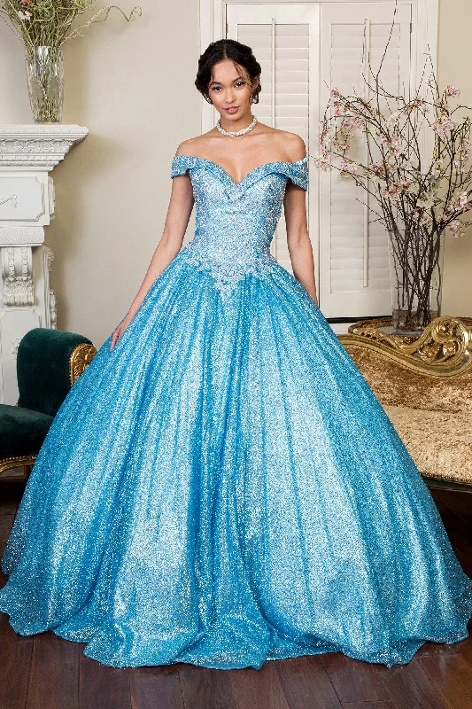 Super Savings romantic dressLong Off Shoulder Sweet 16 Quinceanera Dress