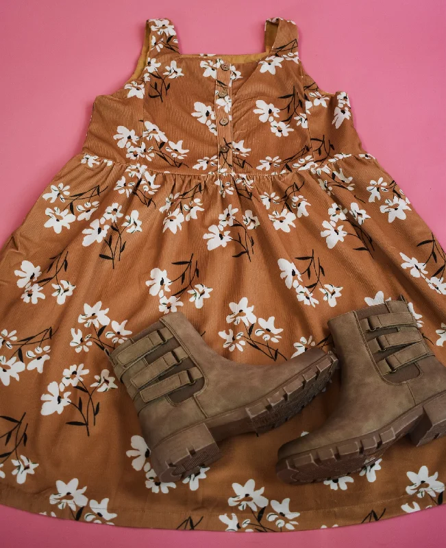 Clearance Items Girl's She's Exceptional Corduroy Dress