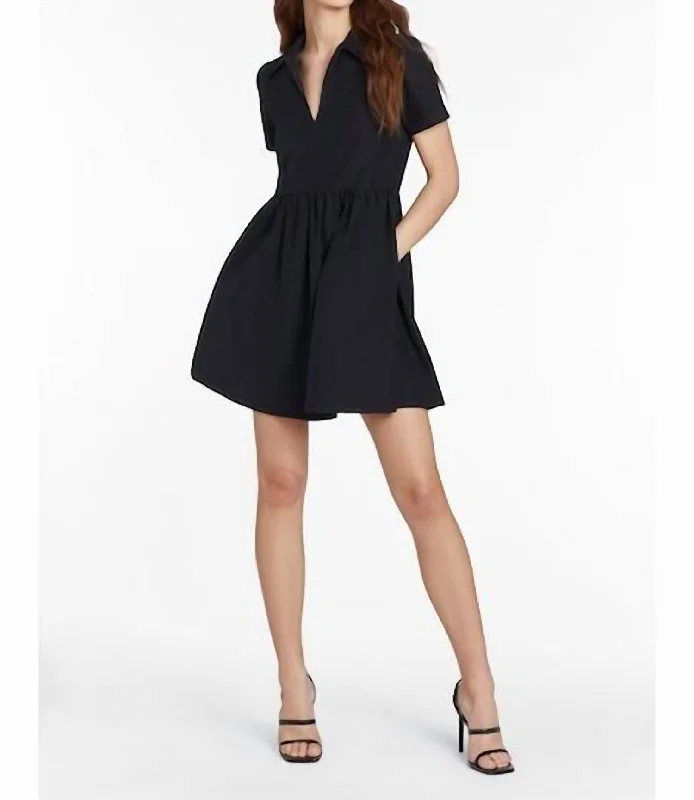 Must-Have Deals sleek dressShort Sleeve Althea Dress In Black