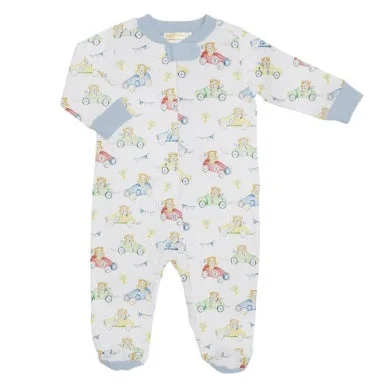 Can't Be Beat stylish party dressGrand Prix Zipped Footie