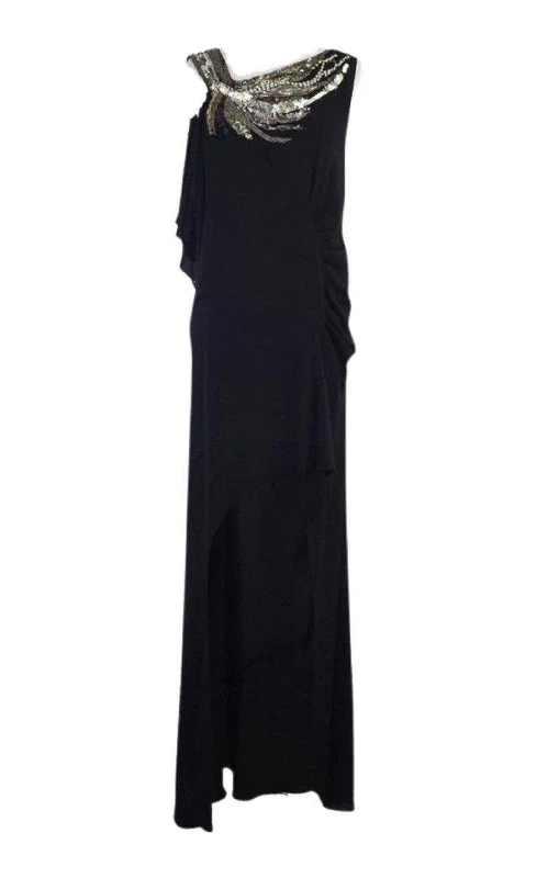 Buy Now floral wrap dressBeaded High Low Gown
