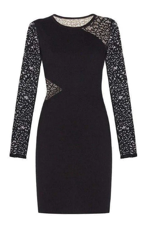 Price Smash mini dressJorden Lace-Contrast Body-Con Dress