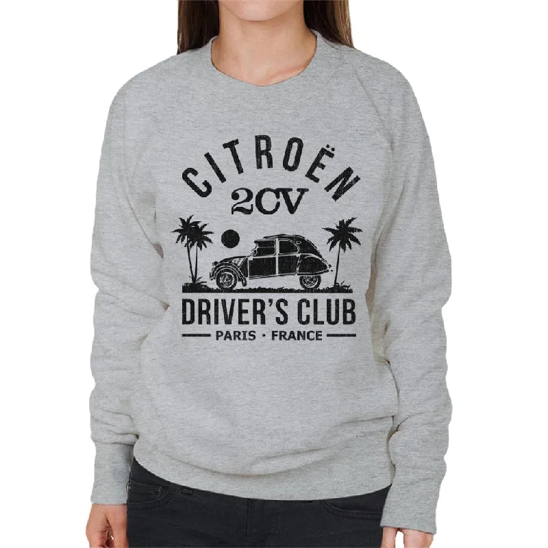 Discount Extravaganza high-end athletic hoodieCitroën 2CV Driver's Club Black Beach Women's Sweatshirt Discount Extravaganza high-end athletic hoodieCitroën 2CV Driver's Club Black Beach Women's Sweatshirt