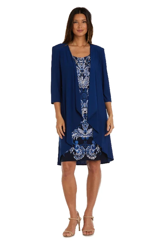 Instant Discount long-sleeve floral dressR&M Richards 9397P Short Petite Jacket Dress