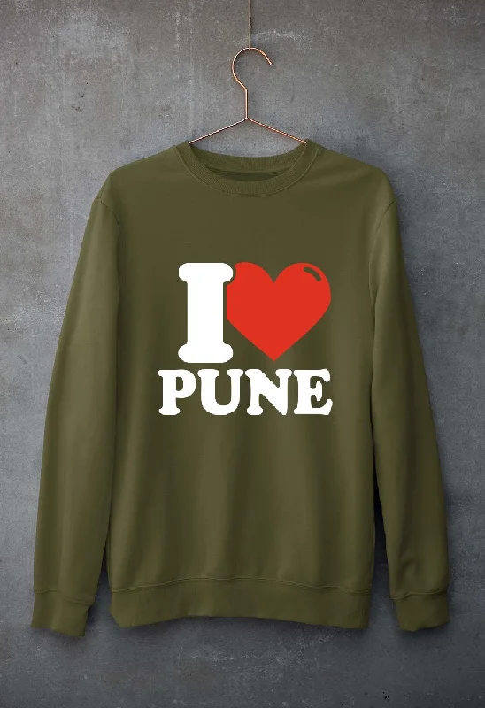 Exclusive Access urban workout sweatshirtI Love Pune Unisex Sweatshirt for Men/Women Exclusive Access urban workout sweatshirtI Love Pune Unisex Sweatshirt for Men/Women
