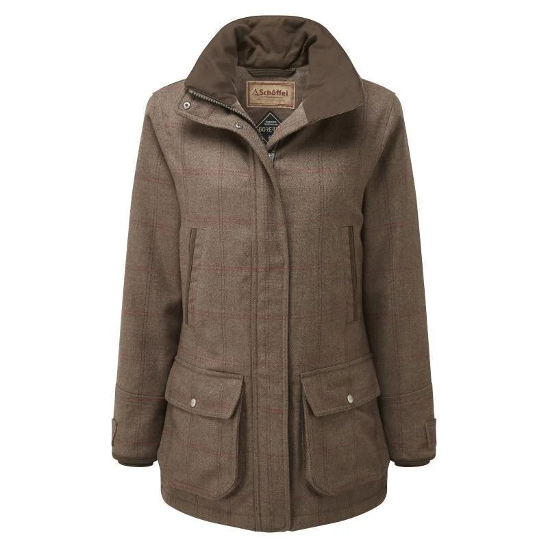 Loyalty Reward stylish blazer coatSchoffel Ptarmigan GORE-TEX Ladies Tweed Waterproof Coat - Sussex Tweed