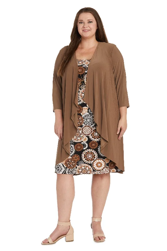 Bargain Bin bodycon dressR&M Richards 7907W Plus Size Short Jacket Dress