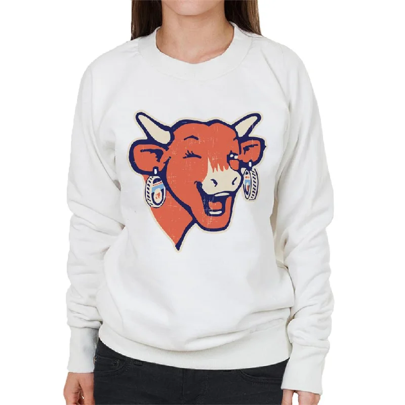 Final Sale breathable gym hoodieThe Laughing Cow Winking Logo Women's Sweatshirt