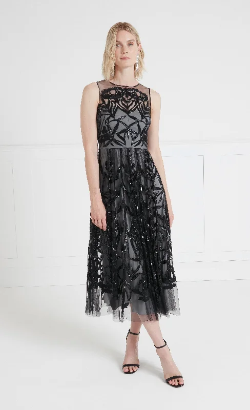 Limited Quantity Inez Cocktail Dress - Black