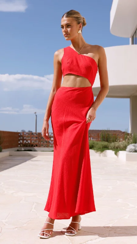 Bonus Savings Abia Maxi Dress - Red