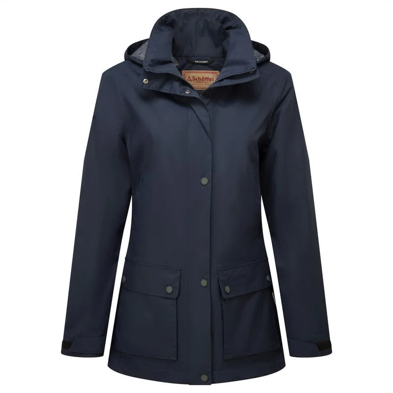 Early Access casual utility jacketSchoffel Edith Ladies Venturi Waterproof Jacket - True Navy