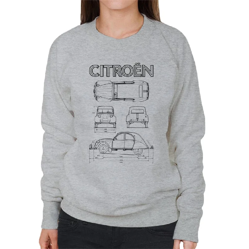 Don’t Miss Out streetwear gym sweatshirtCitroën 2CV Black Diagram Views Women's Sweatshirt Don’t Miss Out streetwear gym sweatshirtCitroën 2CV Black Diagram Views Women's Sweatshirt