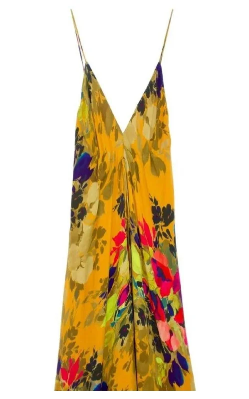 Unbeatable Prices pleated maxi dressAngelina Botanic Silk Maxi Dress