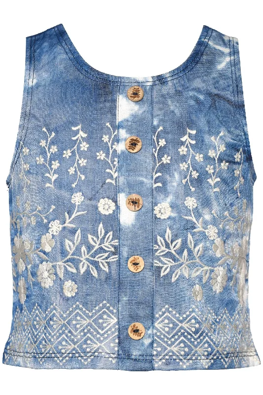 Incredible Offers one-shoulder dressEmbroidered Top