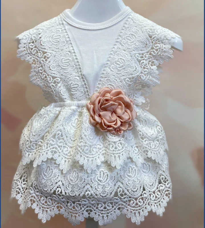Amazing Deals summer dressLace Bubble Romper